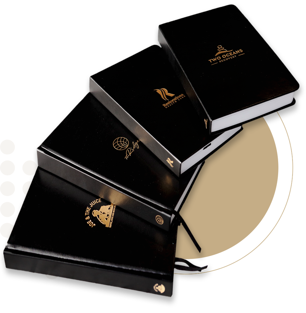 Branded alumni planners fanned out — produced for treatment facilities